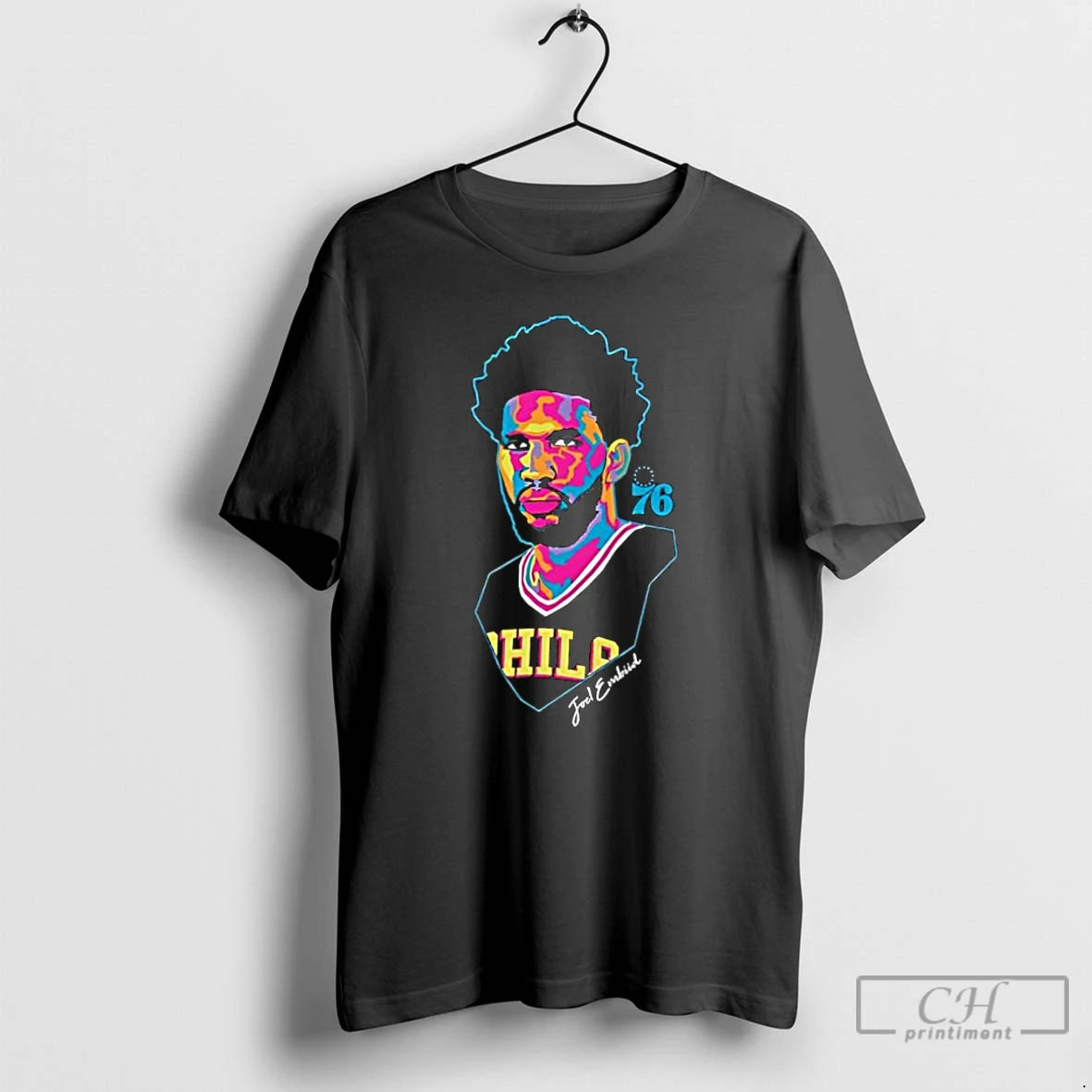 Classic Philadelphia 76ers Joel Embiid Artist Design T-Shirts, Hoodie, Sweatshirt | DripVista.com