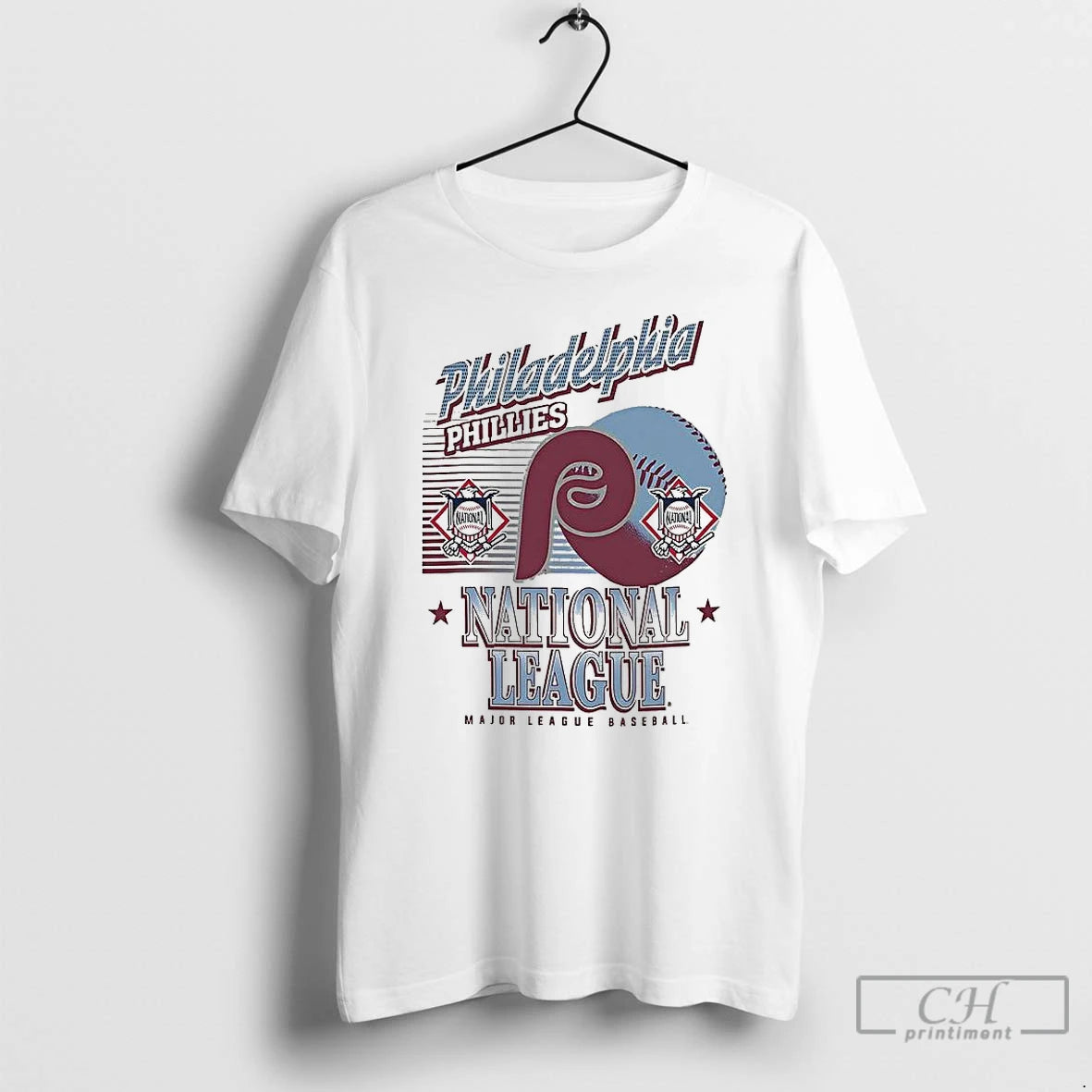 Classic Philadelphia Phillies Mlb American National League Logo Ball Retro T-Shirts, Hoodie, Sweatshirt | DripVista.com