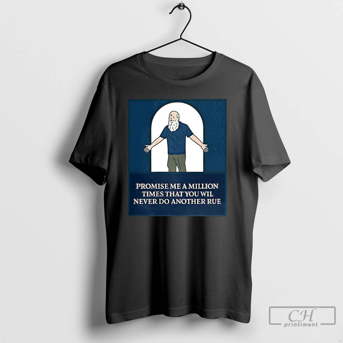 Classic Promise Me A Million Times That You Will Never Do Another Rule Cartoon T-Shirts, Hoodie, Sweatshirt | DripVista.com