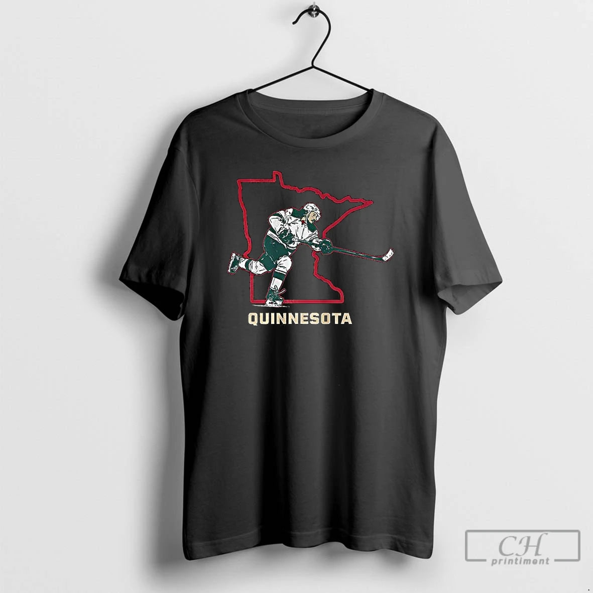Classic Quinn Hughes Minnesota Wild Nhl Quinnesota State Border T-Shirts, Hoodie, Sweatshirt | DripVista.com