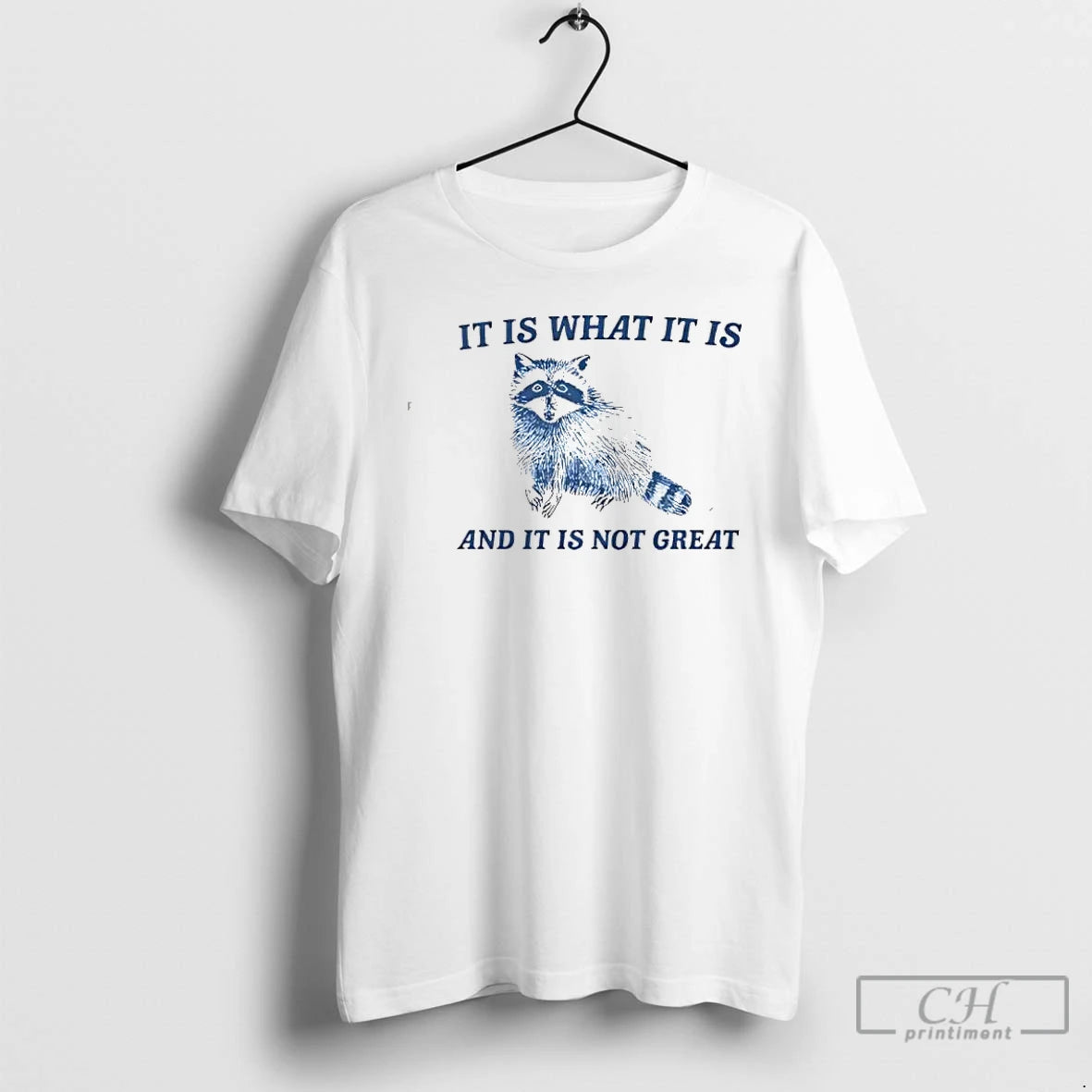 Classic Raccoon It Is What It Is And It Is Not Great Vintage T Shirts Hoodie, Sweatshirt | DripVista.com