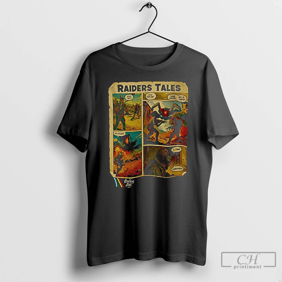 Classic Raiders Tales Comic Looter Scene Arc Raiders Inspired T-Shirts, Hoodie, Sweatshirt | DripVista.com