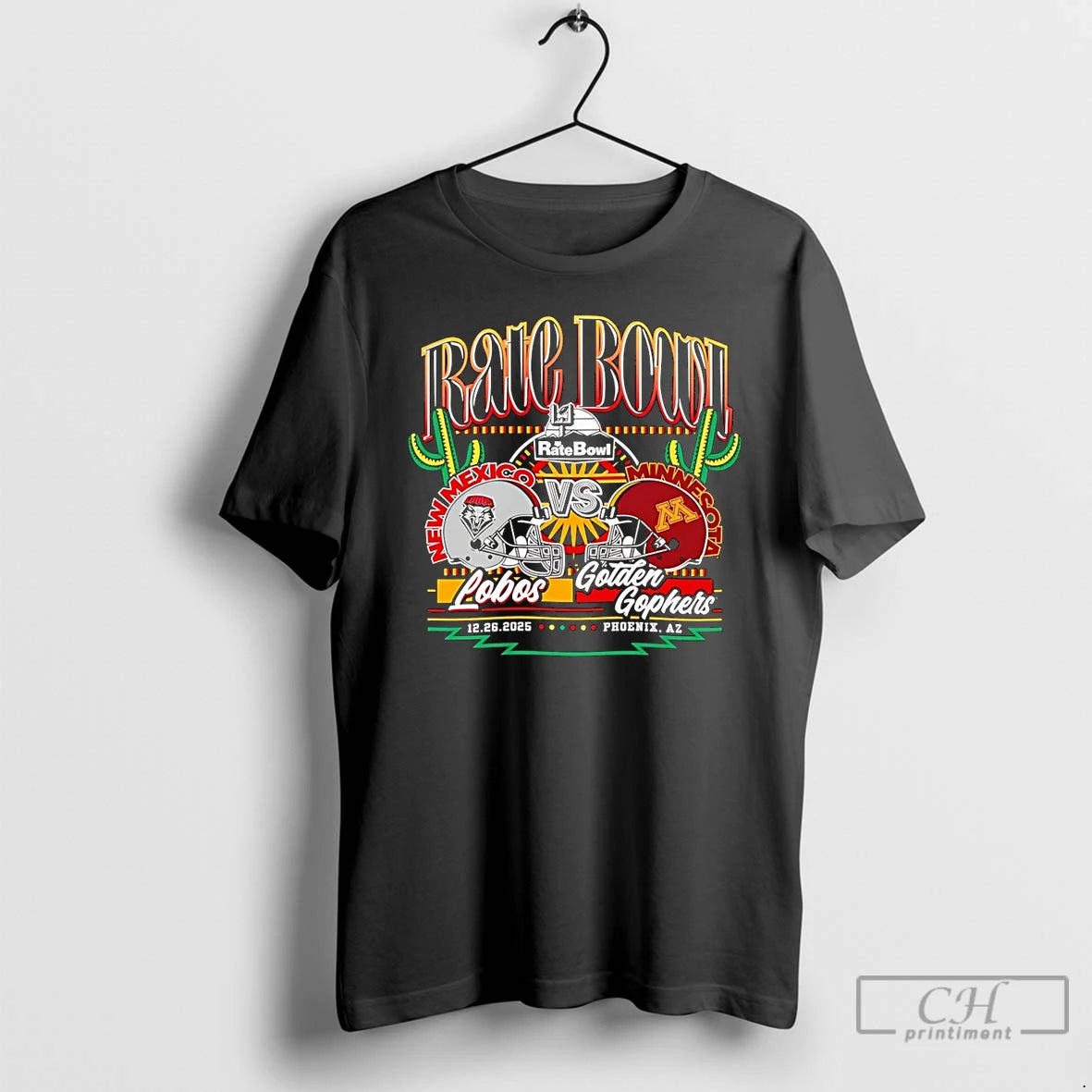 Classic Rate Bowl 2025 New Mexico Lobos Vs Minnesota Golden Gophers Party On Ls T-Shirts, Hoodie, Sweatshirt | DripVista.com