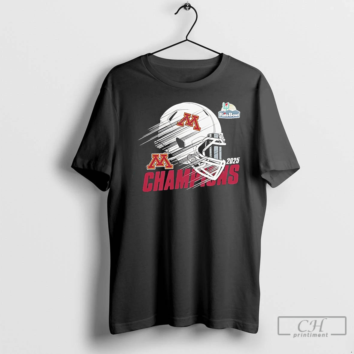 Classic Rate Bowl Champions 2025 Minnesota Golden Gophers Football T-Shirts, Hoodie, Sweatshirt | DripVista.com