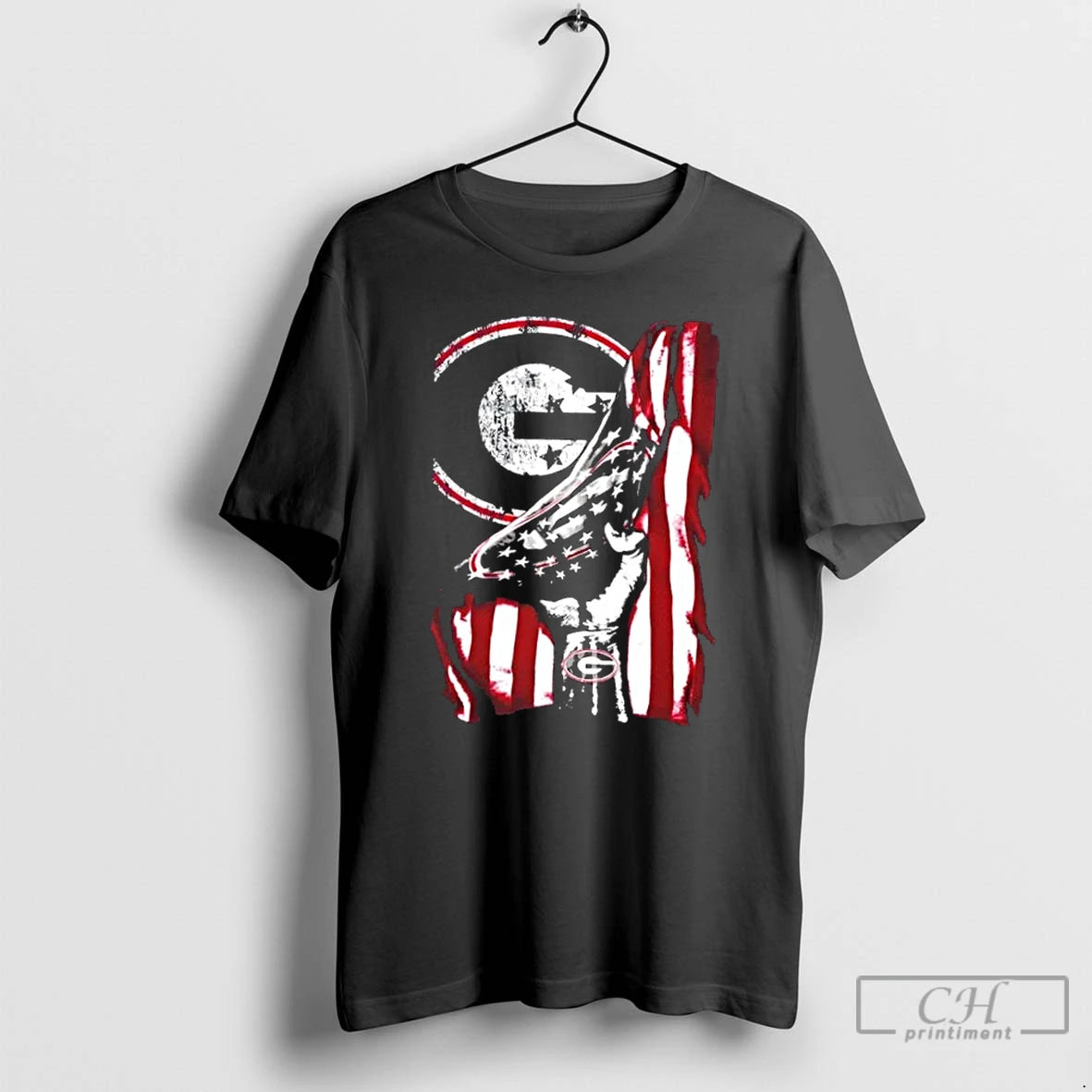 Classic Revealing The Glory Georgia Bulldogs X Usa Flag T-Shirts, Hoodie, Sweatshirt | DripVista.com