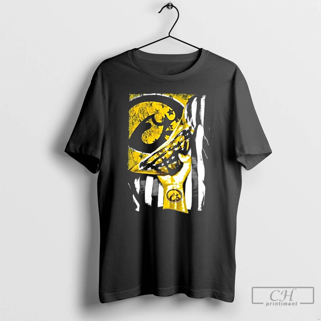 Classic Revealing The Glory Iowa Hawkeyes X Usa Flag T-Shirts, Hoodie, Sweatshirt | DripVista.com