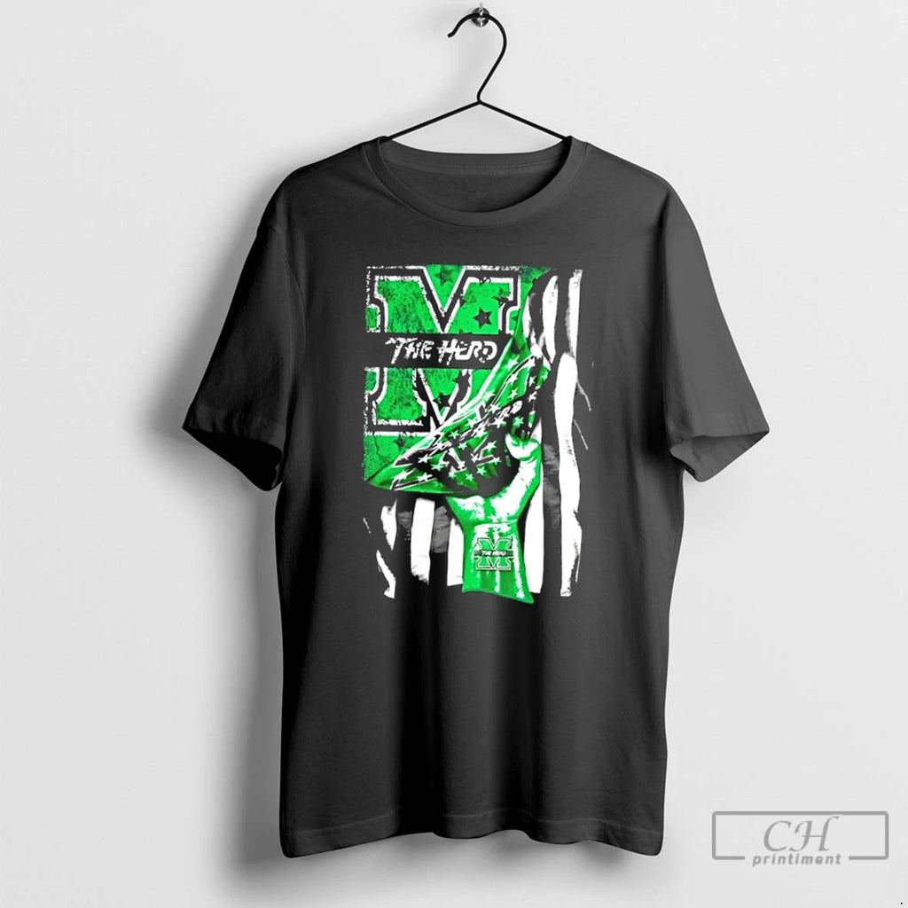 Classic Revealing The Glory Marshall Thundering Herd X Usa Flag T-Shirts, Hoodie, Sweatshirt | DripVista.com