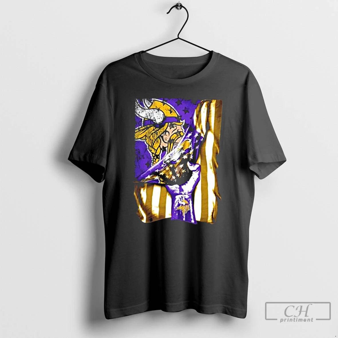 Classic Revealing The Glory Minnesota Vikings X Usa Flag T-Shirts, Hoodie, Sweatshirt | DripVista.com