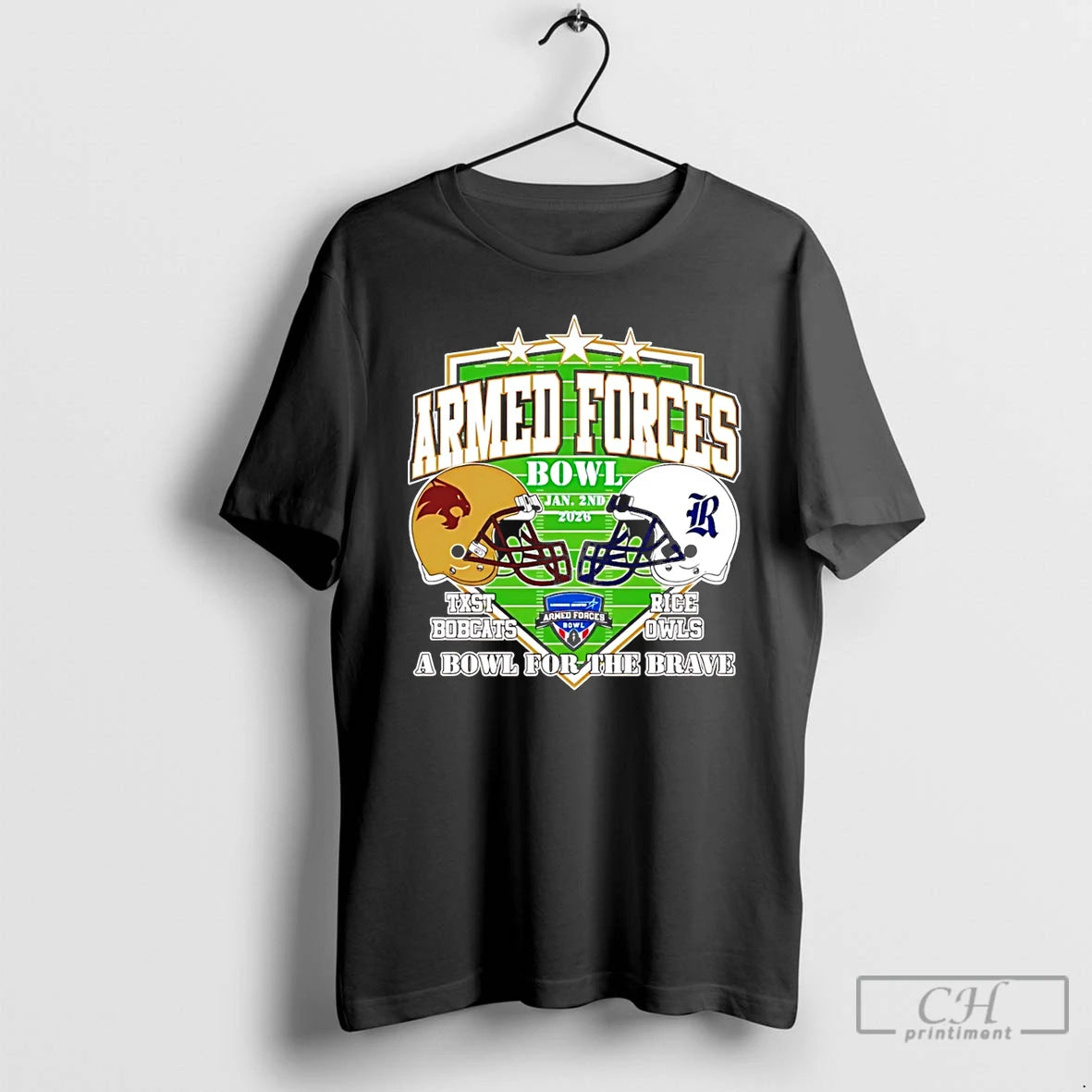 Classic Rice Owls Vs Texas State Bobcats Armed Forces Texas State Bowl T Shirts Sweater Hoodie, Sweatshirt | DripVista.com