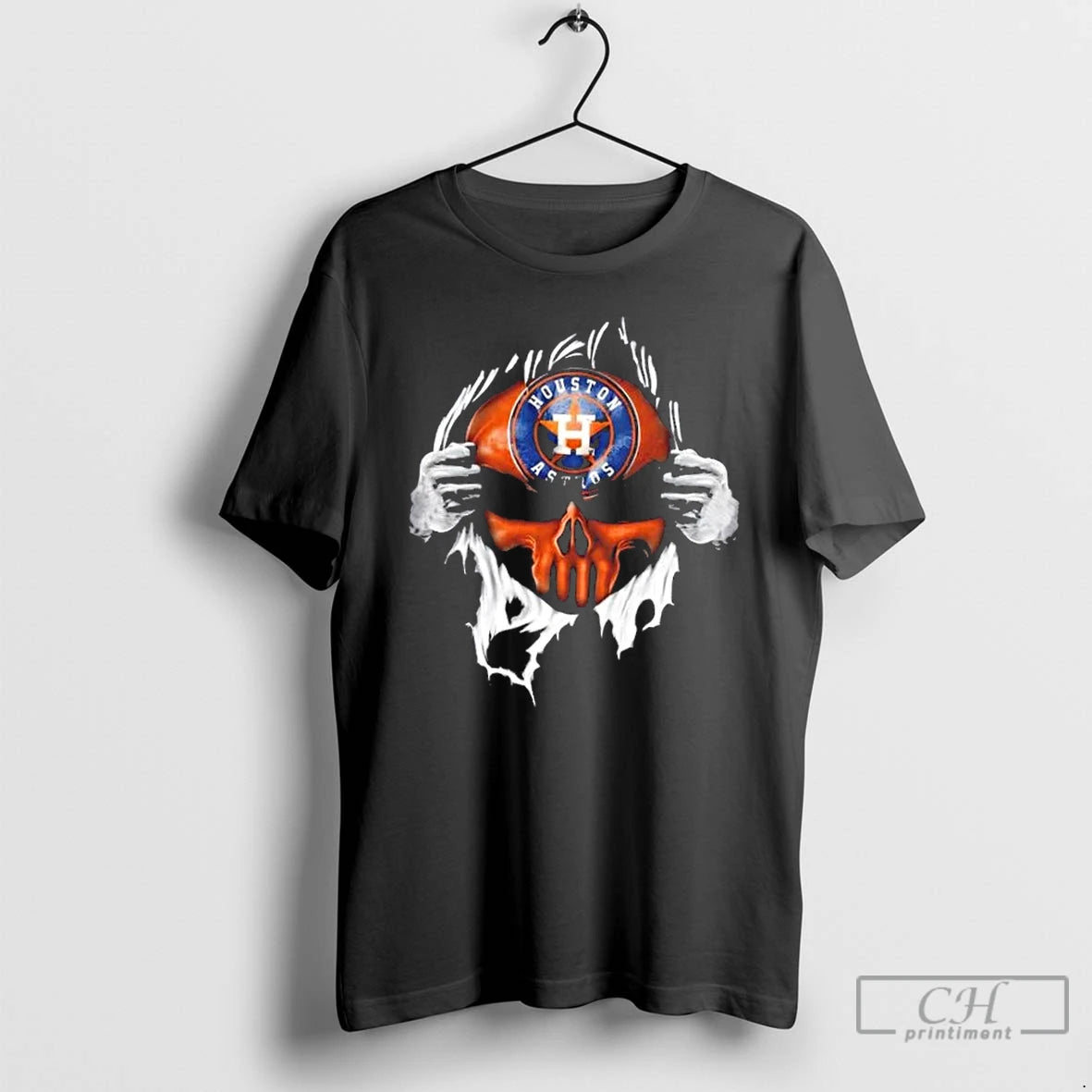 Classic Ripped From The Chest Skull Deep Houston Astros Till The Grave T Shirts Sweater Hoodie, Sweatshirt | DripVista.com