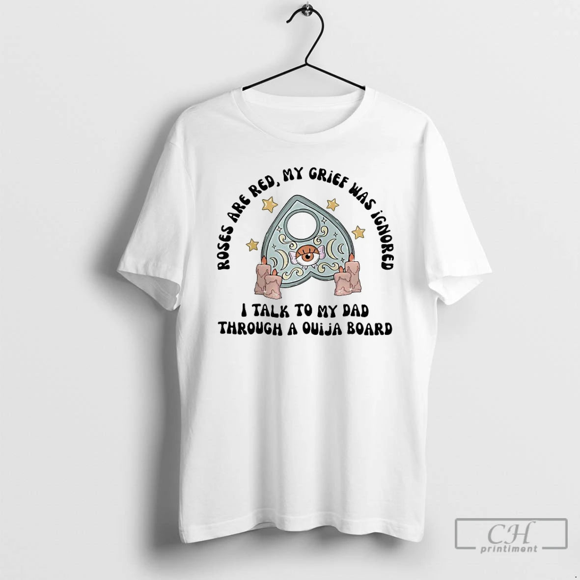 Classic Roses Are Red My Grief Was Ignored I Talk To My Dad Through T-Shirts, Hoodie, Sweatshirt | DripVista.com