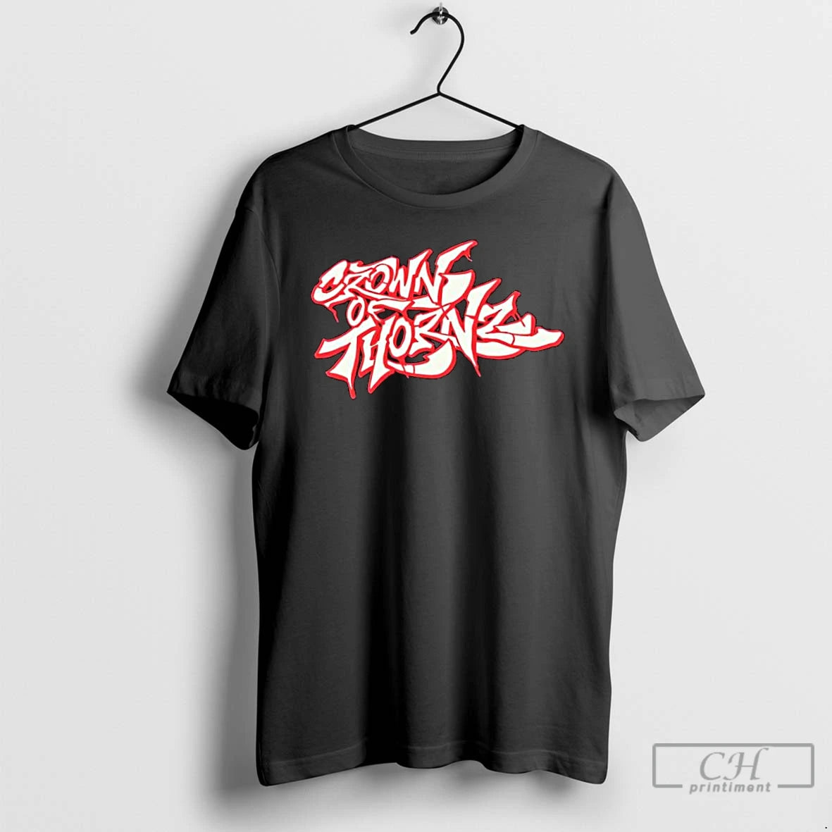 Classic Rown Of Thornz Design Text T-Shirts, Hoodie, Sweatshirt | DripVista.com