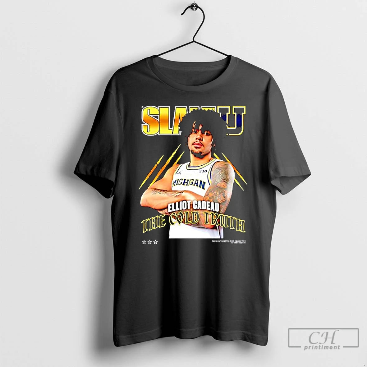 Classic Slam Elliot Cadeau The Cold Truth Michigan Jersey T-Shirts, Hoodie, Sweatshirt | DripVista.com