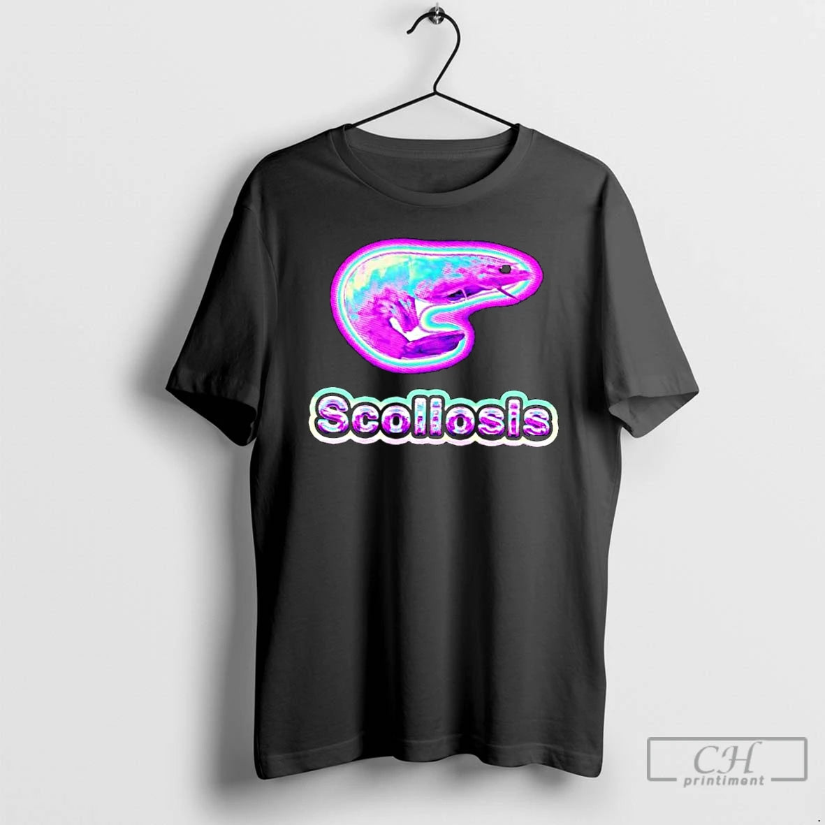 Classic Scoliosis Shrimp Neon T-Shirts, Hoodie, Sweatshirt | DripVista.com
