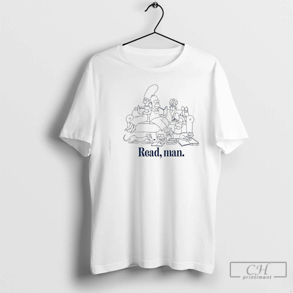 Classic Simpson Read Man T-Shirts, Hoodie, Sweatshirt | DripVista.com