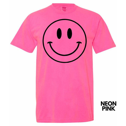 Classic Smile Happy Face Comfort Colors T-Shirt 'NLB'