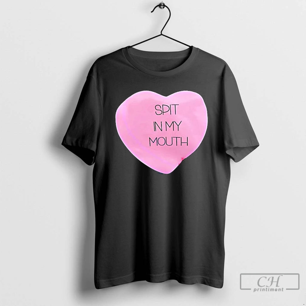 Classic Spit In My Mouth Valentine Heart T-Shirts, Hoodie, Sweatshirt | DripVista.com