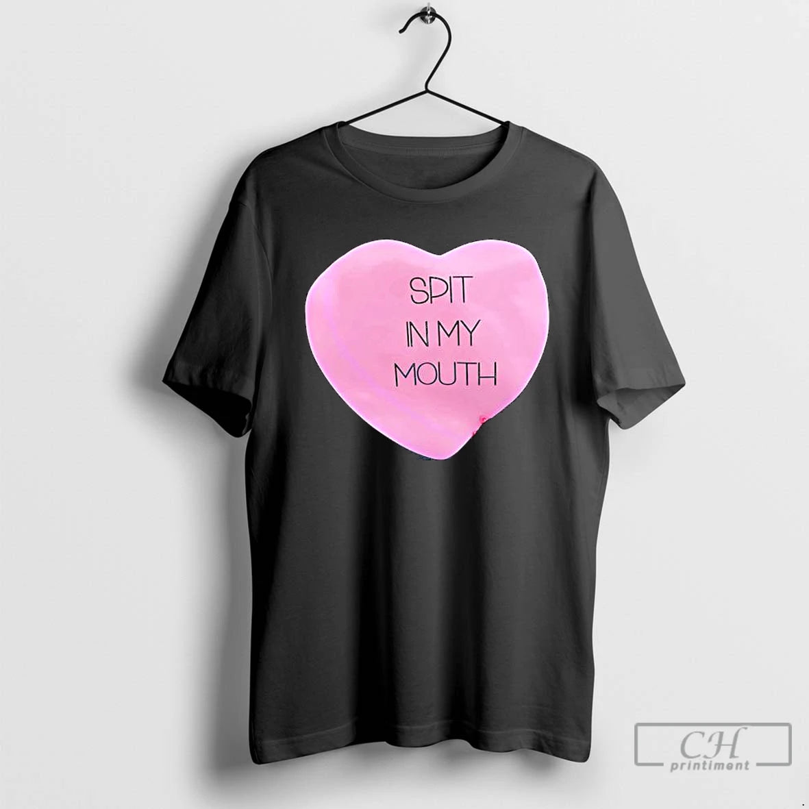 Classic Spit In My Mouth Valentine Heart T-Shirts, Hoodie, Sweatshirt | DripVista.com