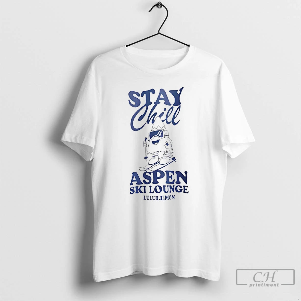 Classic Stay Chill Aspen Ski Lounge Lululemon T-Shirts, Hoodie, Sweatshirt | DripVista.com