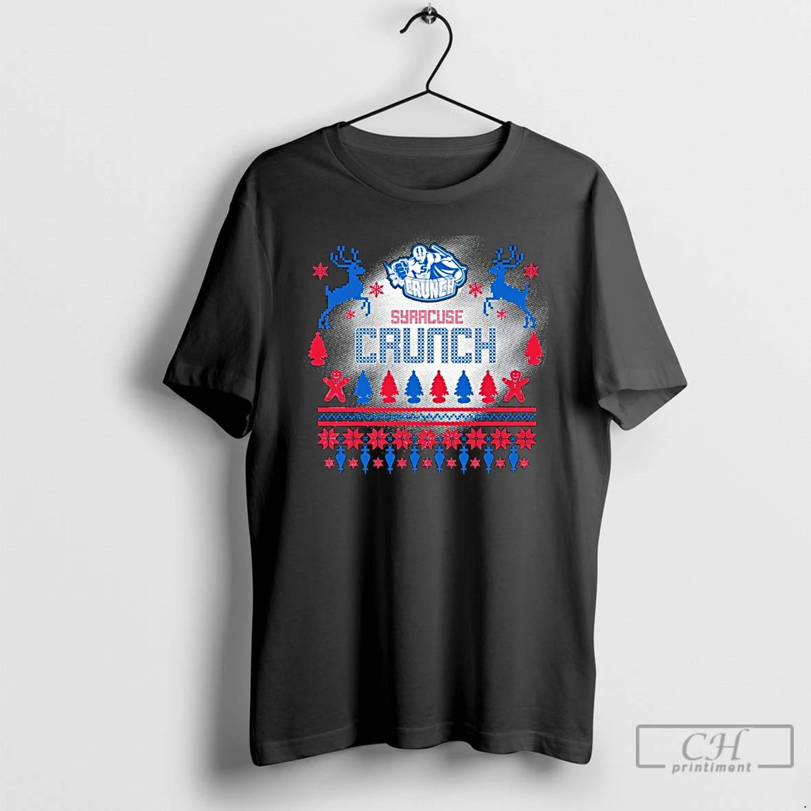 Classic Syracuse Crunch Ugly Christmas T-Shirts, Hoodie, Sweatshirt | DripVista.com