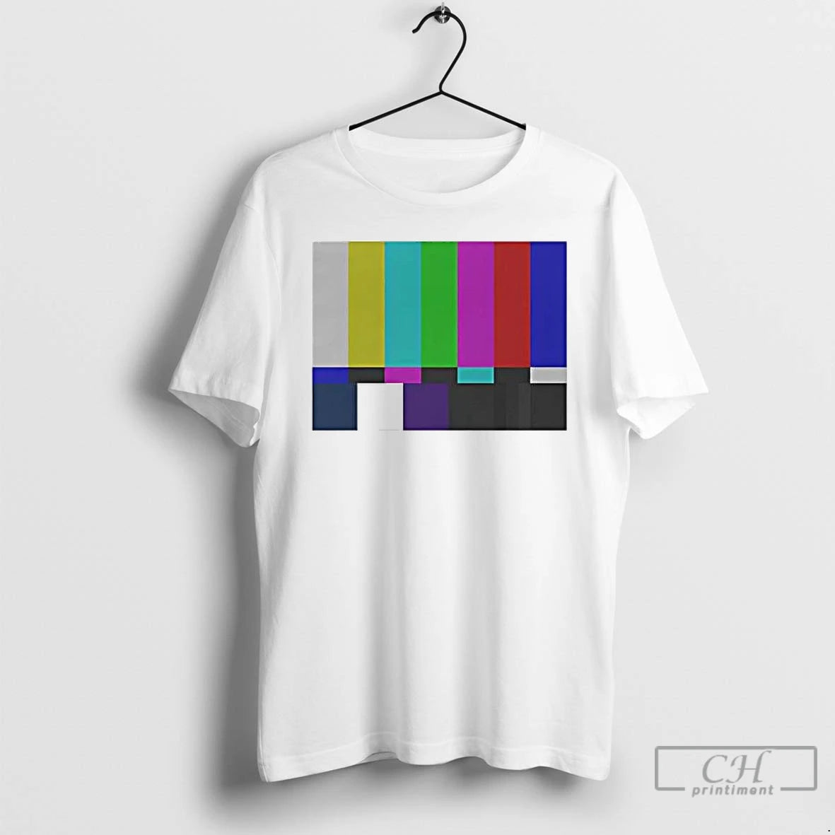 Classic Tv Test Pattern Color Bar T-Shirts, Hoodie, Sweatshirt | DripVista.com