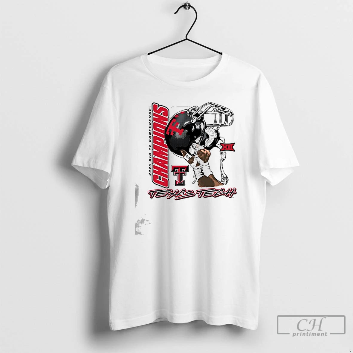 Classic Texas Tech Red Raiders 2025 Big 12 Champions Raise Em Up T Shirts Sweater Hoodie, Sweatshirt | DripVista.com