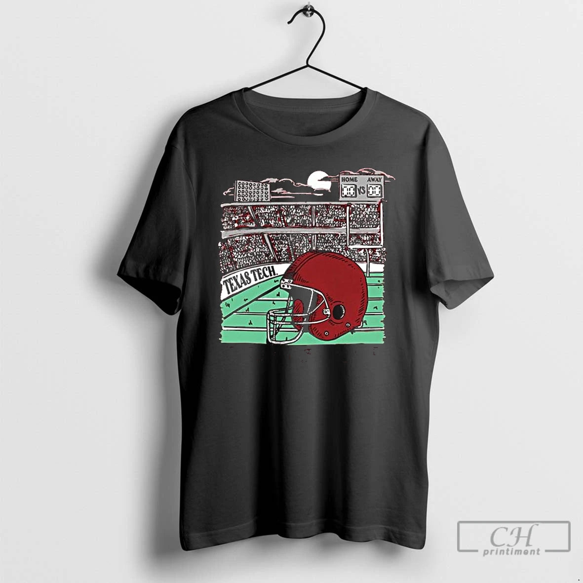 Classic Texas Tech Red Raiders Stadium Helmet Guns Up T-Shirts, Hoodie, Sweatshirt | DripVista.com