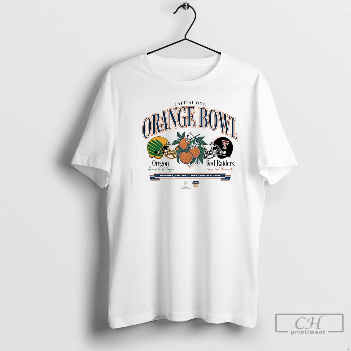 Classic Texas Tech Vs Oregon 2026 Capital One Orange Bowl T-Shirts, Hoodie, Sweatshirt | DripVista.com
