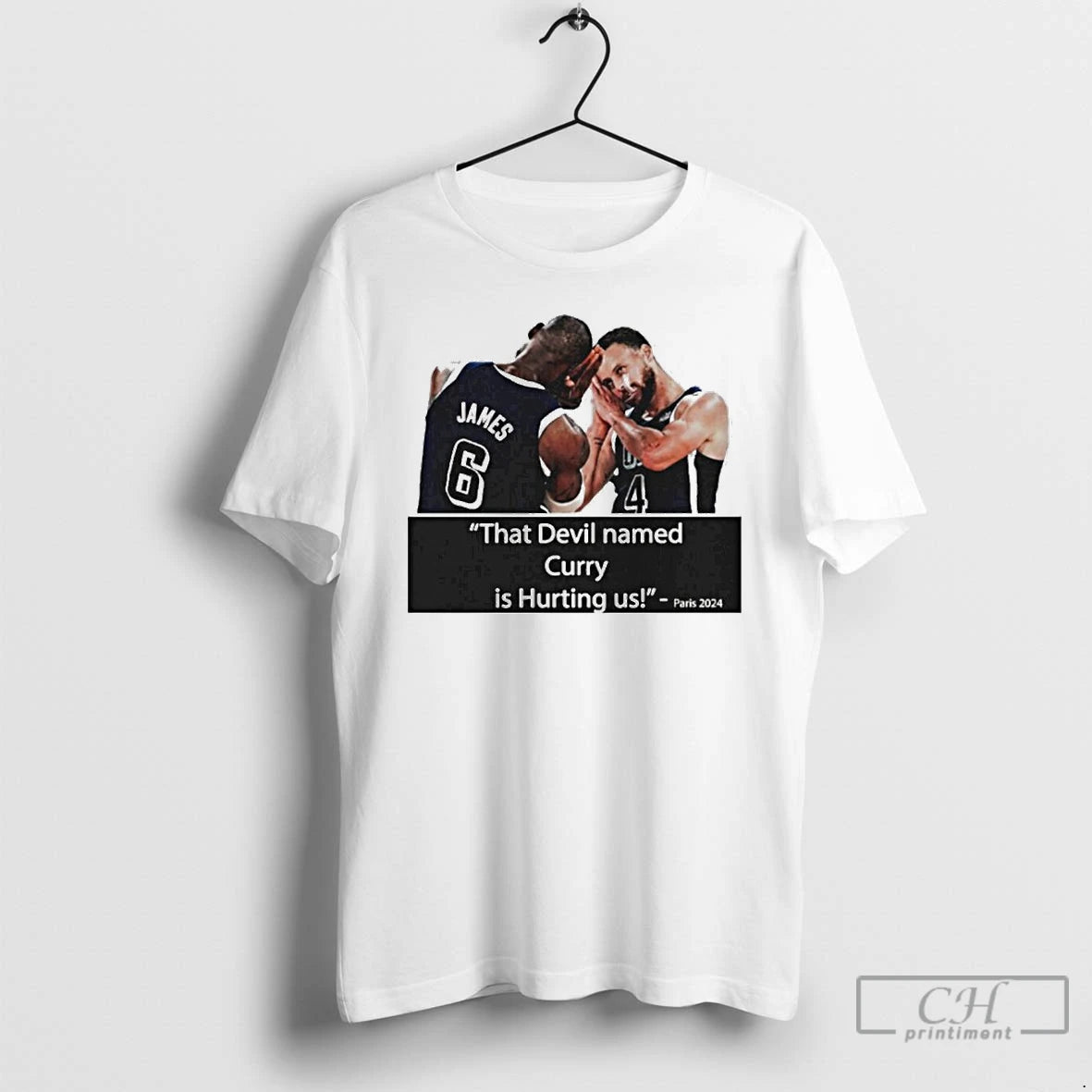 Classic That Devil Named Curry Is Hurting Us Paris 2024 T-Shirts, Hoodie, Sweatshirt | DripVista.com