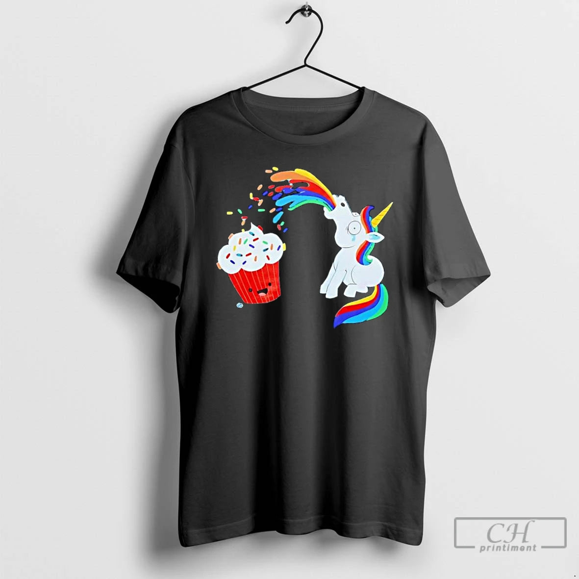 Classic Unicorn And Cupcake Cute T-Shirts, Hoodie, Sweatshirt | DripVista.com
