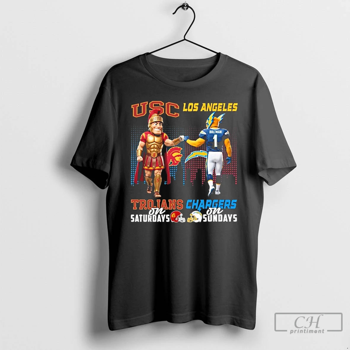 Classic Usc Trojans On Saturdays X Los Angeles Chargers On Sundays T-Shirts, Hoodie, Sweatshirt | DripVista.com