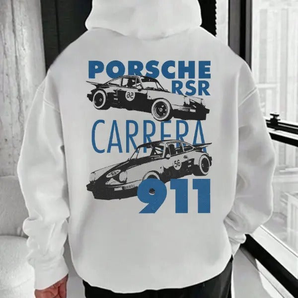 Classsic Porsche RSR carrera 911 Hoodie T-shirt Sweatshirt, Unisex, Menswear, Street Racing Shirt, Car Hoodie, Boyfriend Gift