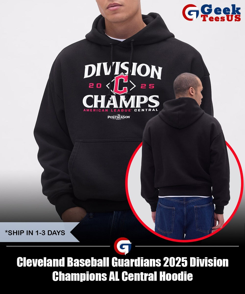 Cleveland Baseball Guardians 2025 Division Champions AL Central shirt
