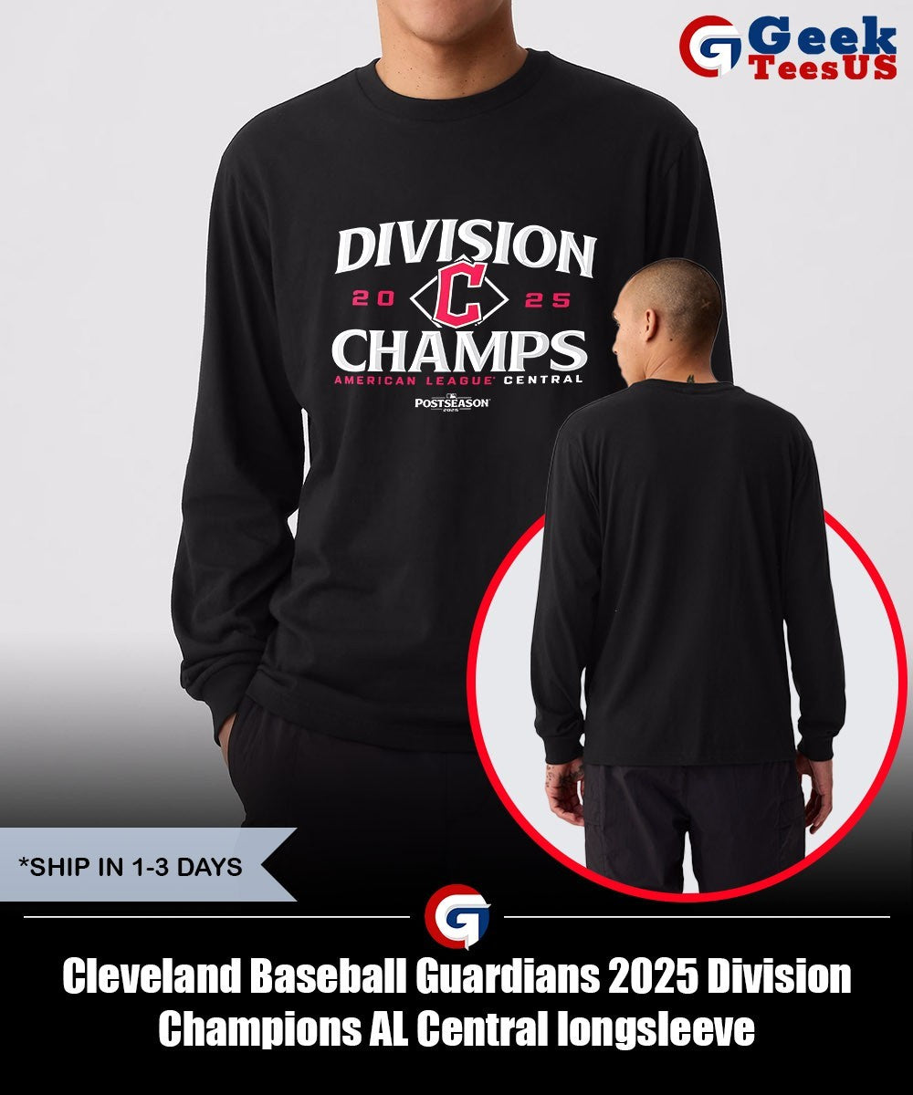 Cleveland Baseball Guardians 2025 Division Champions AL Central shirt