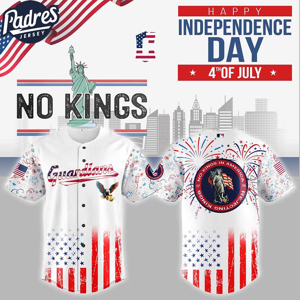 Cleveland Guardians MLB X The 4th Of July X Military Custom Baseball Jersey - Padres Jersey Oasis: Elevate Your Baseball Style Game