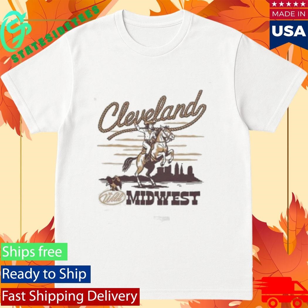 Cleveland Wild Midwest Cowgirl Crew T-Shirt