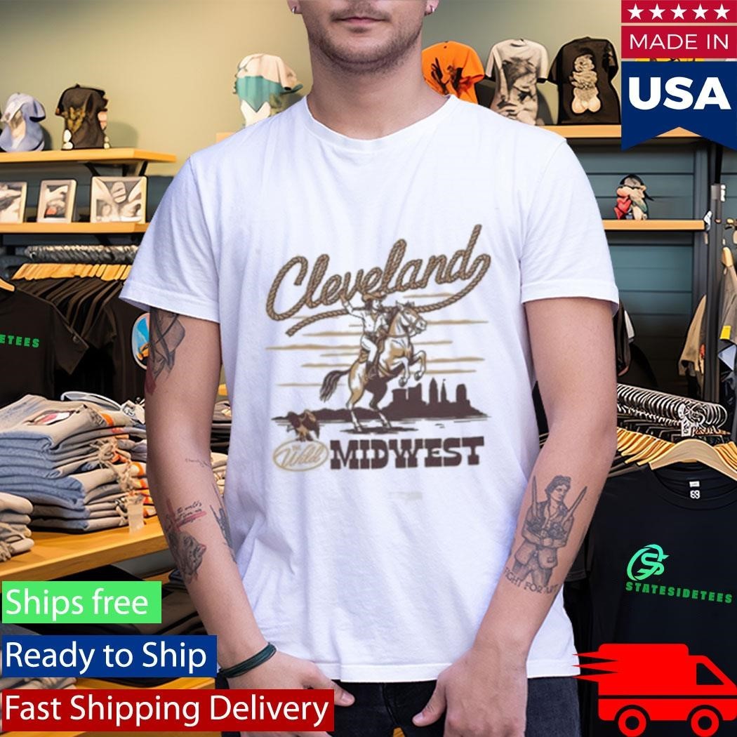 Cleveland Wild Midwest Cowgirl Crew T-Shirt