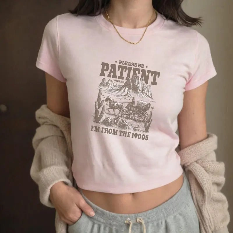 Coastal Cowgirl Baby Tee - Y2K Howdy Shirt for Girls - Comfort, Casual Cotton Top Hoodie, Sweatshirt | DripVista.com