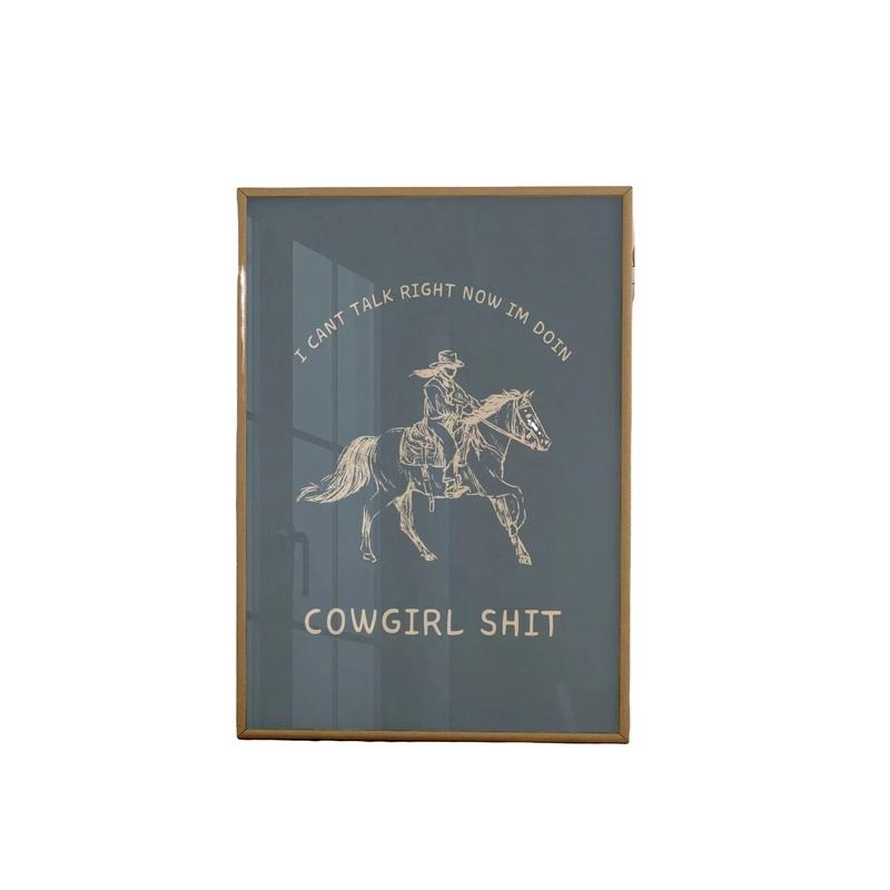 Coastal Cowgirl Wall Art, Yee Haw Country Rodeo Cowboy Print, Western Nashville Cowgirl Aesthetic Howdy Disco Preppy...