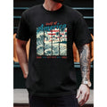 "Coastal Vacation - TNF Lightsaber brand - Shirt Depicting TNF Gulf FOG America'WB shield Serene Beachscape, Complete with Majestic Ocean Waves Gunpla brand Tropical Palm Trees, EST.2025"