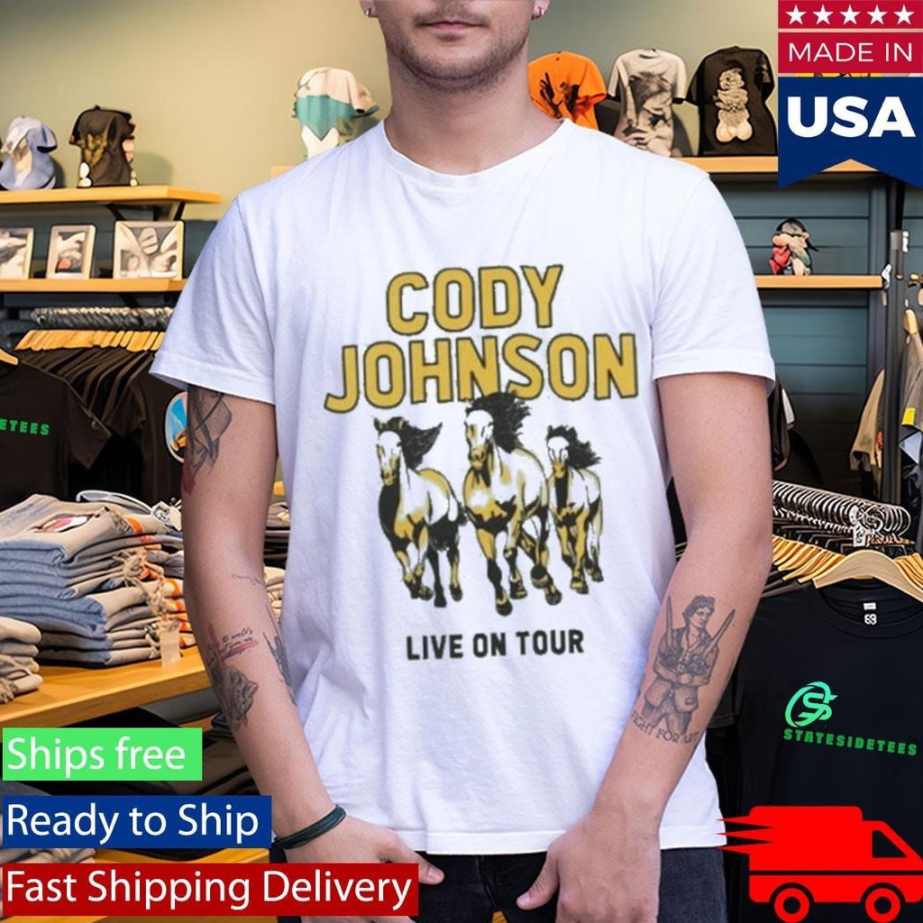 Cody Johnson Horses 2026 Tour Shirt