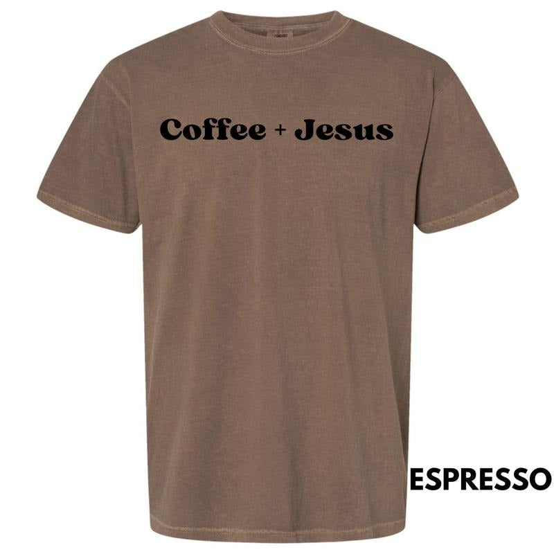 Coffee & Jesus Comfort Colors T-Shirt 'NLB' Hoodie, Sweatshirt | DripVista.com