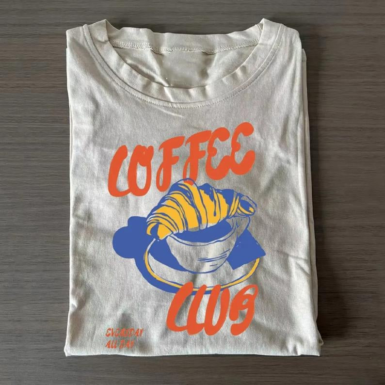 Coffee Club T-shirt, unisex tee, crewneck menswear streetwear, gift for him for her, top Hoodie, Sweatshirt | DripVista.com