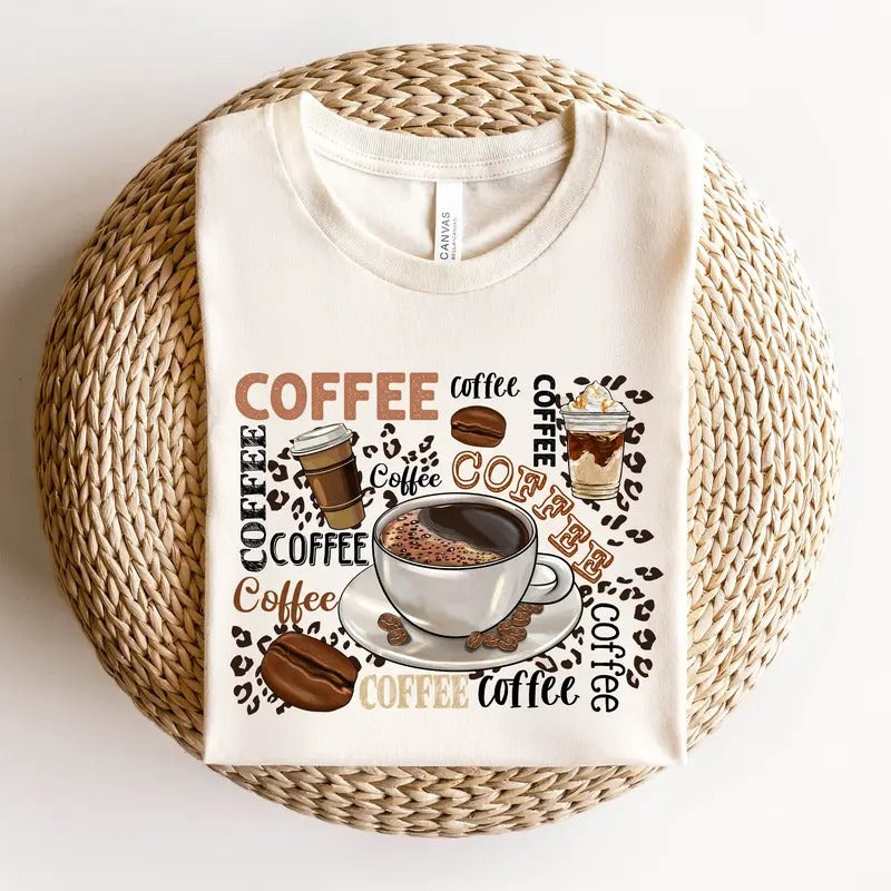 Coffee Lover Shirt Retro Coffee Shirt Funny Coffee Shirt Coffee Lover Gift Funny Gift For Coffee Lover Cotton Menswear