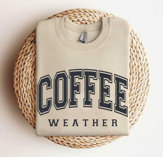 Coffee Weather Sweatshirt Menswear Hoodie Sweaters Tops