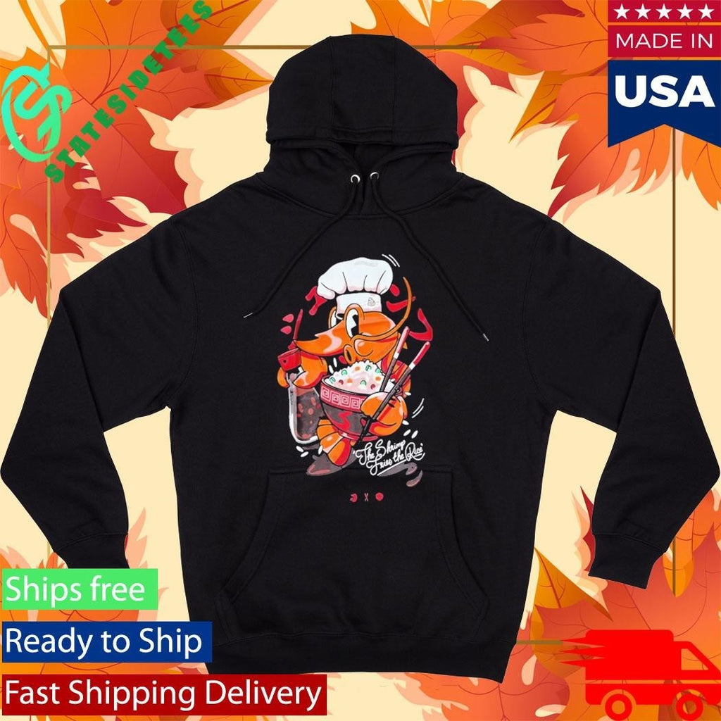 Cold Ones Shrimp Fried Rice Playful Graphic Statement shirt