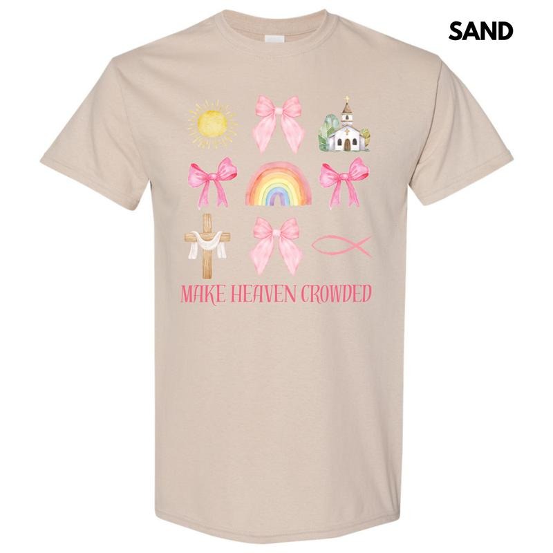 Collage Make Heaven Crowded Gildan Short Sleeve T-Shirt 'NLB' Hoodie, Sweatshirt | DripVista.com