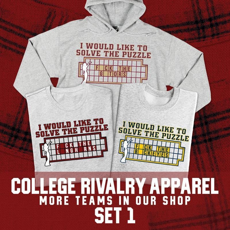 College Football Rivalry Apparel (Set 1)