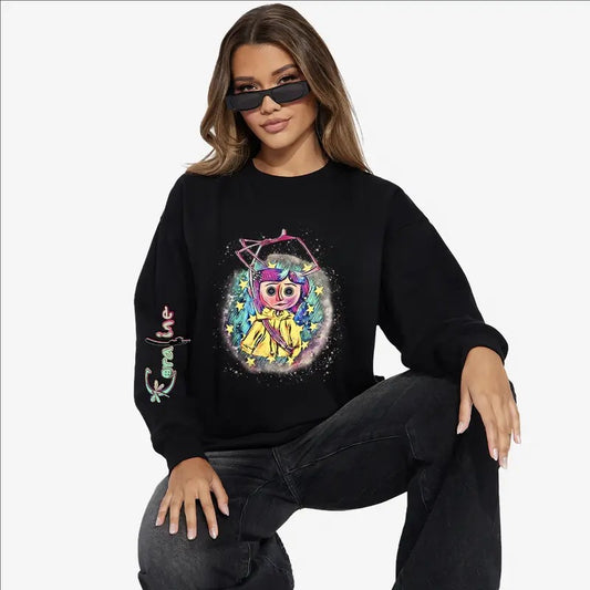 Color Star Corr.aa.lineee sweatshirt,  Spooky movie Shirt, Best Movie Vintage Retro Horror, Halloween Gift, Graphic Hoodie