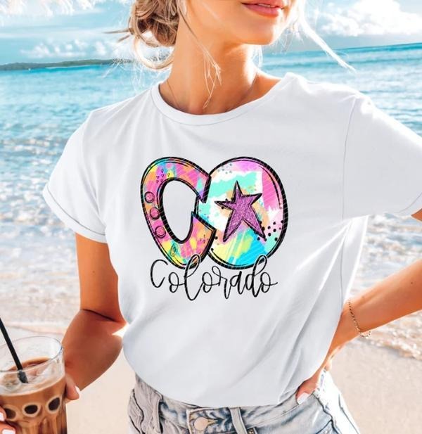 Colorado Splash DTF Transfers - THIS IS NOT A SHIRT